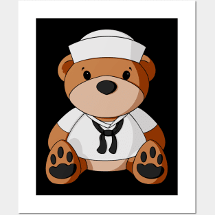 Navy Sailor Teddy Bear Posters and Art